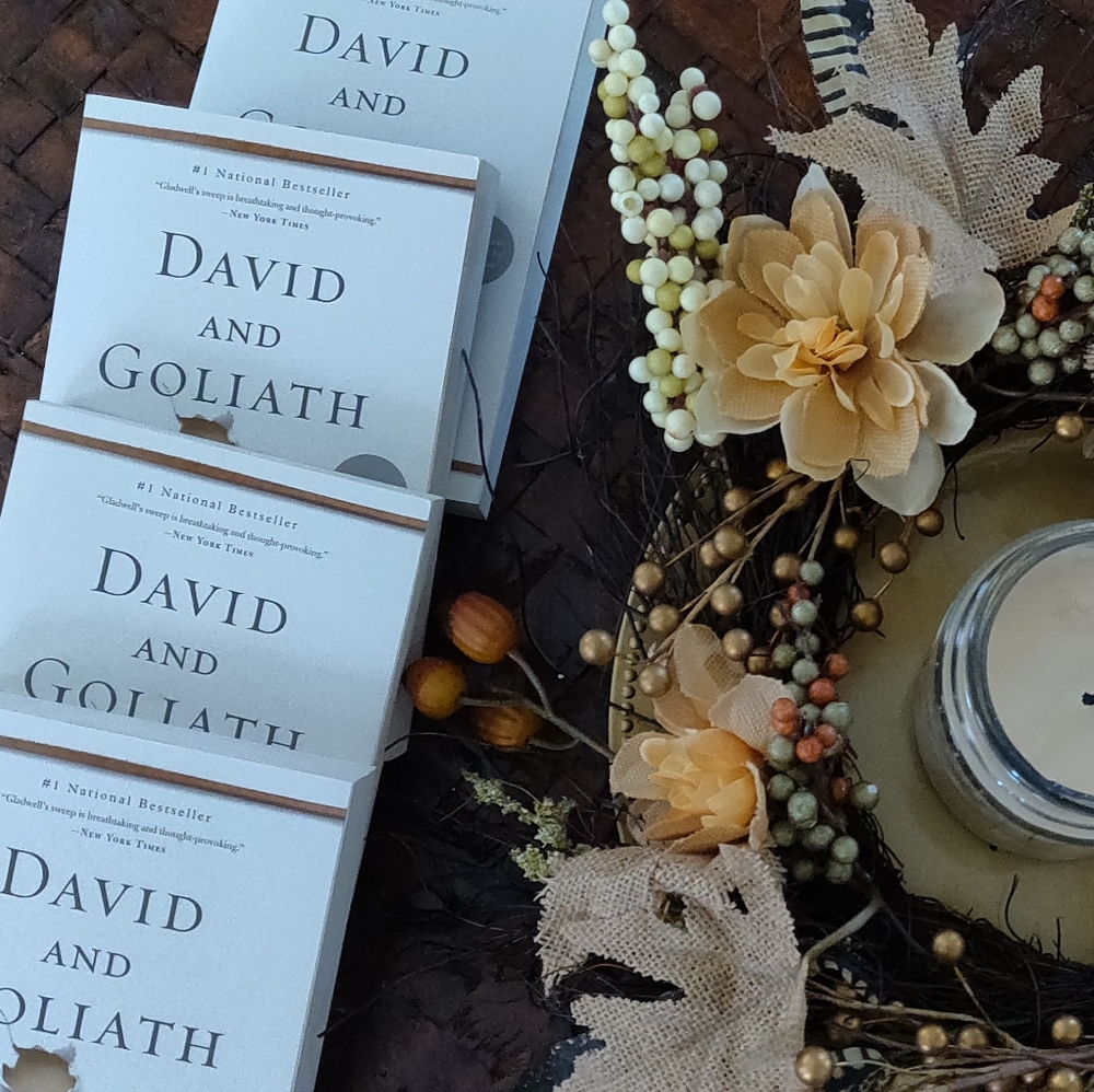 Book by, MALCOLM GLADWELL : DAVID & GOLLIATH